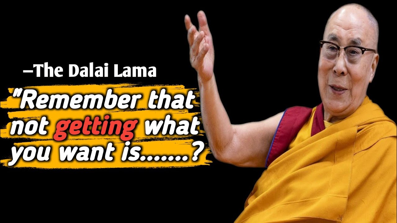 "Inspiring The Dalai Lama Quotes to Transform Your Life | Motivational ...