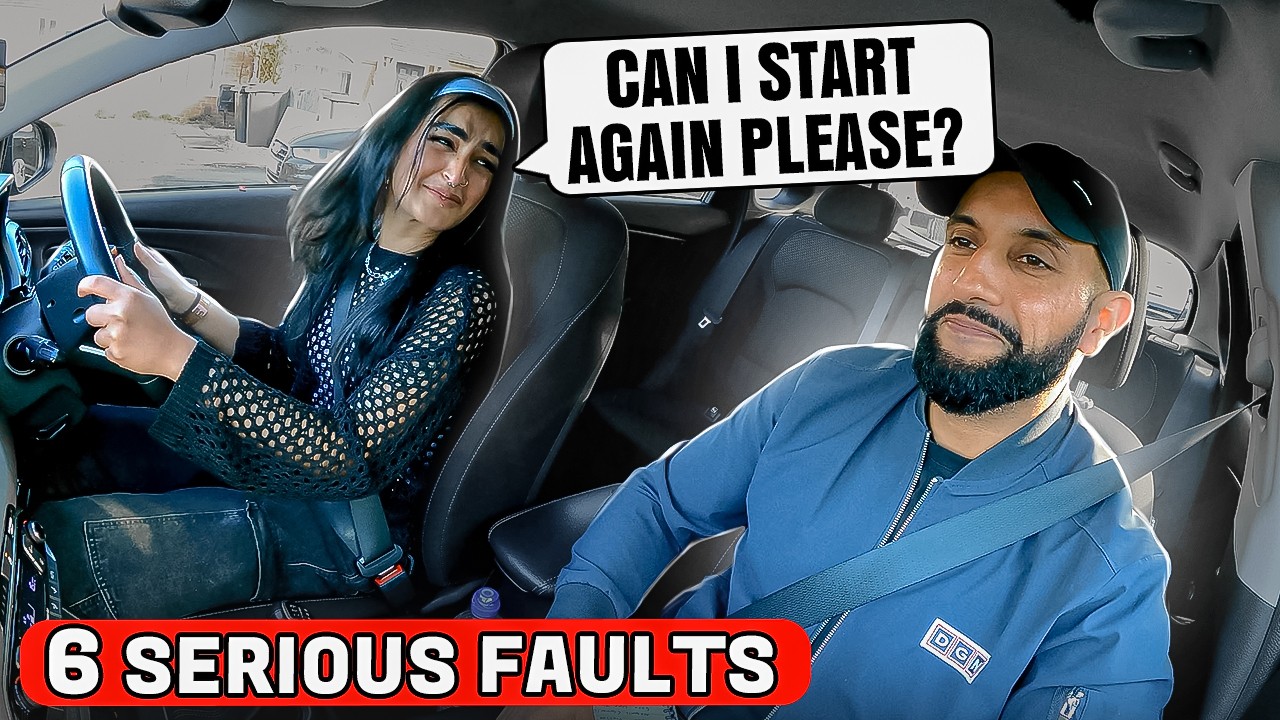 FAILED IN 2 MINUTES! The WORST Start to a Driving Test - YouTube