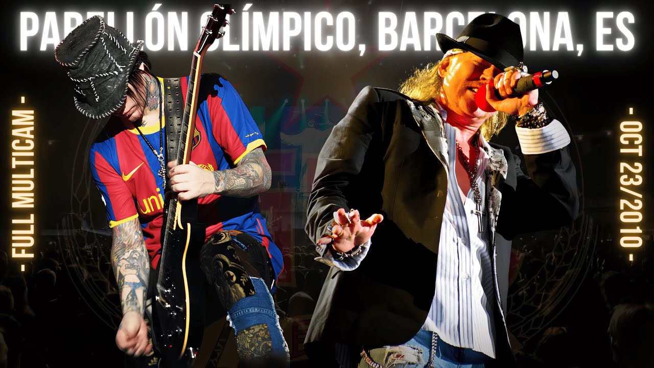 Guns N' Roses Live At: Pabellón Olímpico, Barcelona, Spain, 2010 | Full Multicam