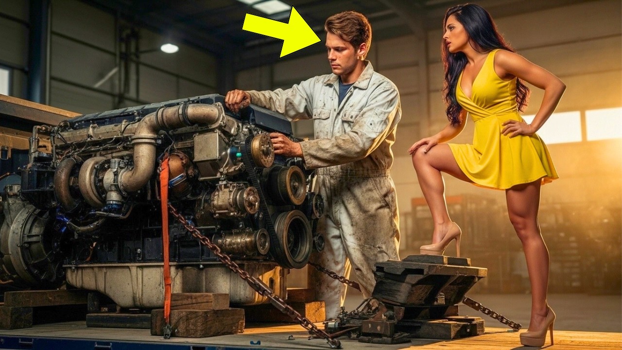 TUTTI I TECNICI ABBANDONARONO IL PROGETTO — SOLO IL MODESTO MECCANICO RIUSCÌ E LEI SI ARRESE A LUI..