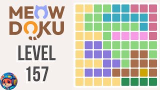 Meowdoku Level 157 Walkthrough & Solution 🐱🧩 
