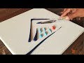 Colorful Acrylic Abstract Painting Demonstration / Easy & Relaxing / Project 365 days / Day #0302