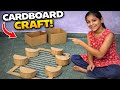 Cardboard Craft 😲 | Made from Waste Cardboard Boxes