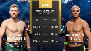 EA Sports UFC 6 - Dricus Du Plessis Vs Anderson Silva I FULL FIGHT (PS5)