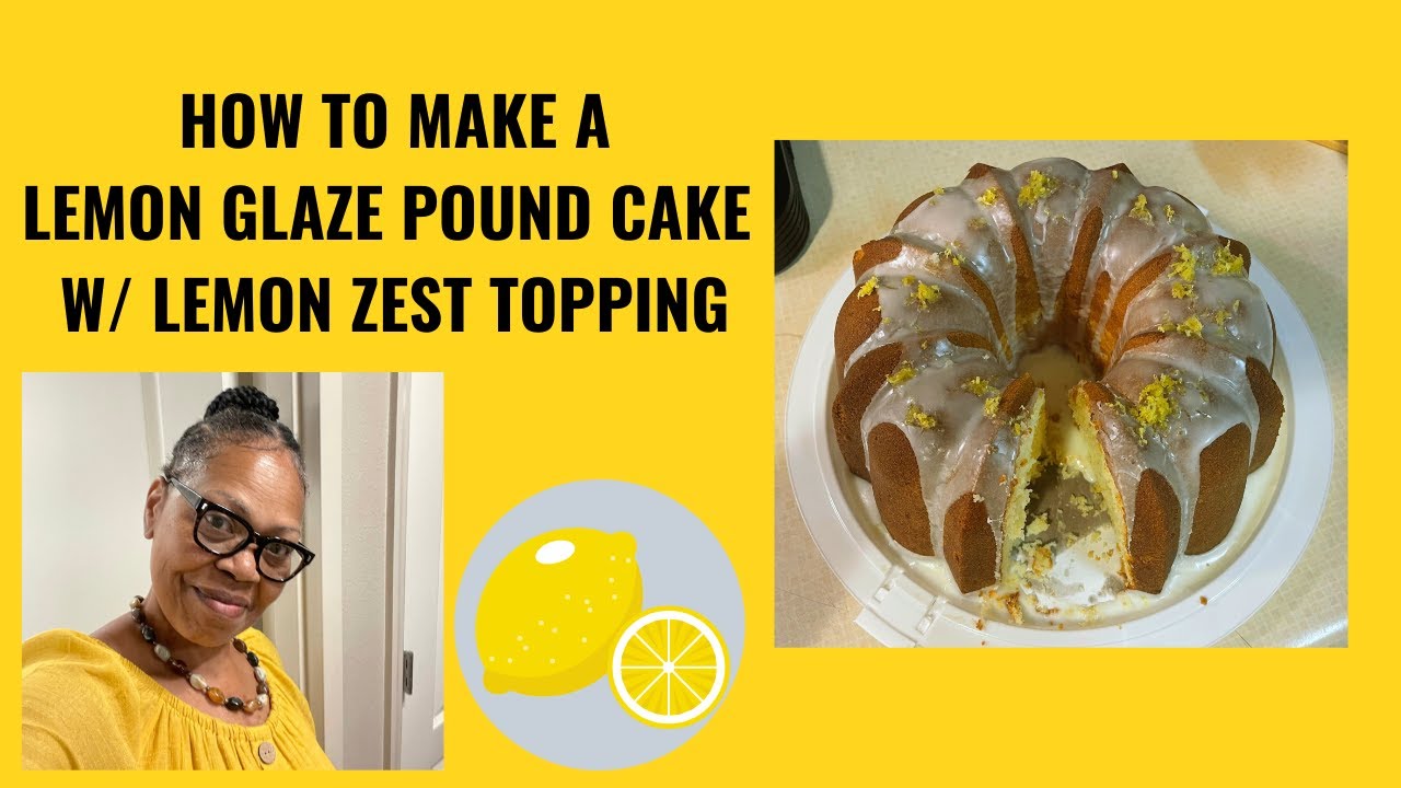 🍋LEMON GLAZE POUND CAKE🍰#EricandTeresa #LemonGlazePoundCake #PoundCake #LemonGlaze
