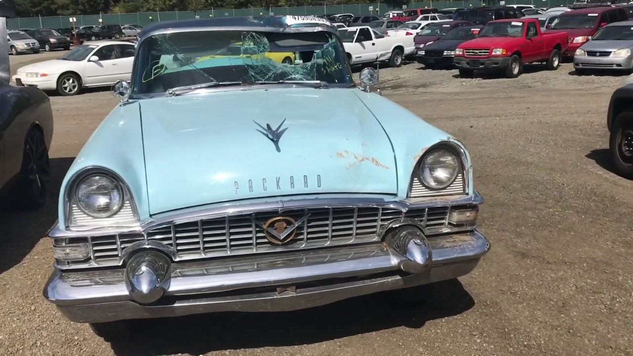 1955 Packard Patrician at Copart Graham, WA Sept 17th, 2019! YouTube