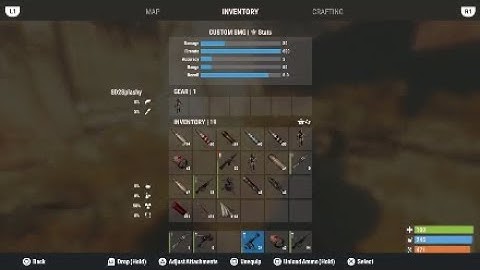 Rust console double barrel to 2 M249