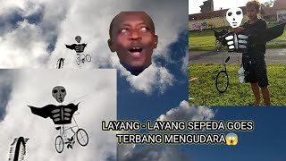 LAYANGAN SEPEDA UNIK KAKI BISA GOES