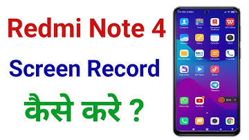 Redmi Note 4 Mobile Main Screen Record Kaise Kare | Xiaomi & MI Screen Recoder