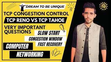 TCP Congestion Control in Computer Networks | TCP Tahoe vs TCP Reno