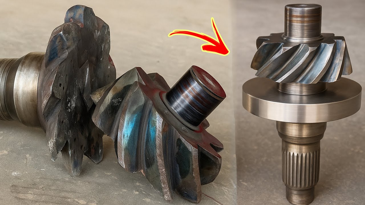 A King Of Mechanic Perfectly Repaired Broken Pinion Like Shape of Flower // Must Watch