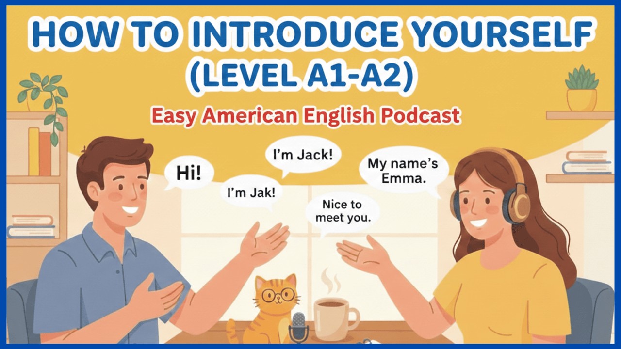 How to Introduce Yourself | English Podcast For Learning English - YouTube