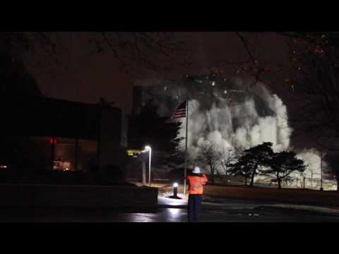Building Implosion at OverlandPark Kansas