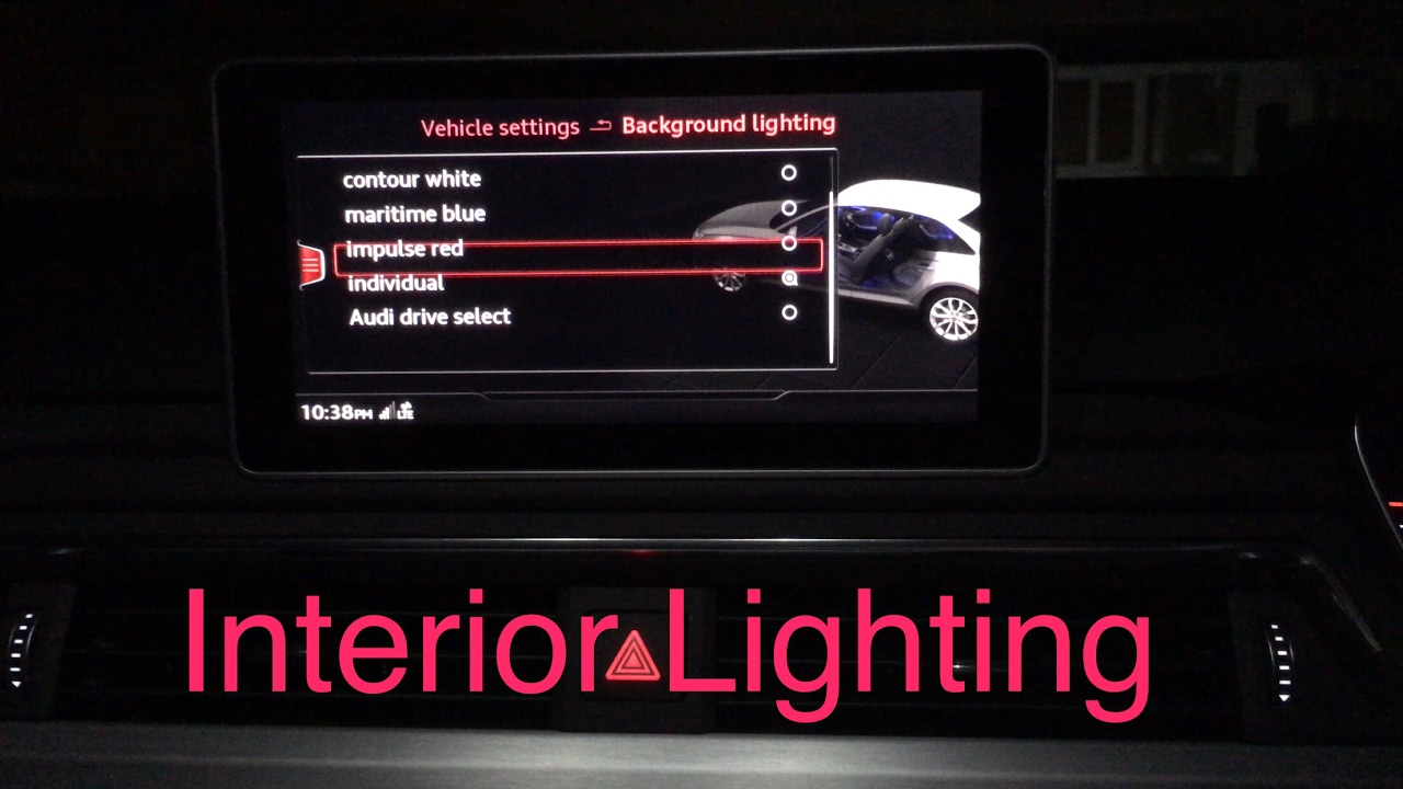 Ambient Led Interior Lighting Package Vs Plus Audiworld Forums