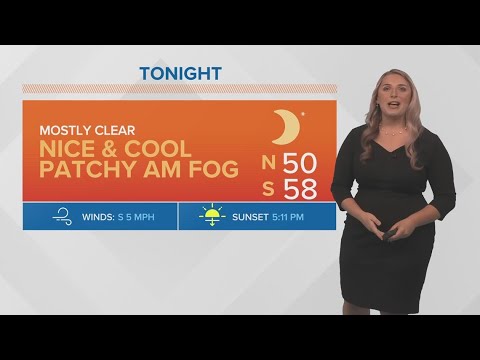 Weather: Warm up on the way, some morning fog possible this week - YouTube