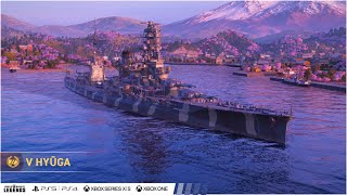 Линкор HYUGA в WORLD OF WARSHIPS LEGENDS