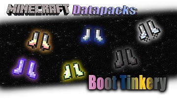 Minecraft Datapacks 1.15: Boot Tinkery