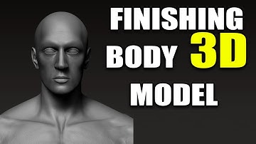 finishing body 3d model   | HUMAN model part-18 | Autodesk Maya |  tutorial  | srinu yadav