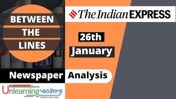 26th January 2022 The Indian Express Newspaper Analysis Current Affairs 2022 #upsc #IAS