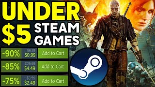 AWESOME STEAM PC GAME DEALS UNDER $5 - SUPER CHEAP GREAT STEAM PC GAMES!
