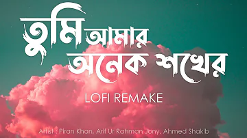 Tumi Amar Onek Shokher - Piran Khan ft. Jony (Lofi Remake) | তুমি আমার অনেক শখের | Ahmed Shakib
