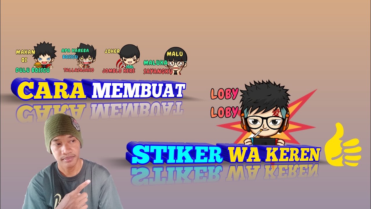 Cara Membuat Stiker  keren Di Aplikasi  sticker ly YouTube