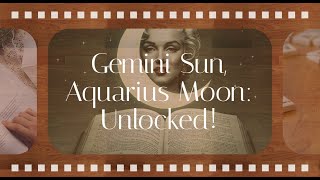 Gemini Sun + Aquarius Moon | Free-Spirited Magic | Energy You Need to Hear Aquarius Moon Gemini Sun