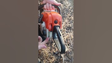 Как завести бензопилу stihl 180