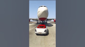GTA V | Can Bentley Stop A Plane | #gta #shorts #viral
