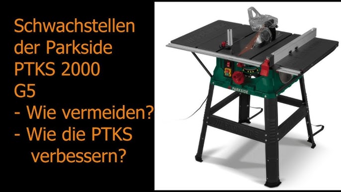 Parkside Table Saw PTKS 2000 G5 TESTING FULL REVIEW 