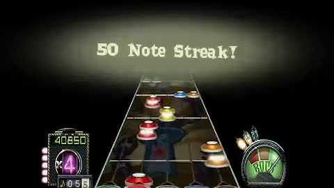 Obsidian  Underchart- Guitar Hero 3 Custom Preview (me playing)