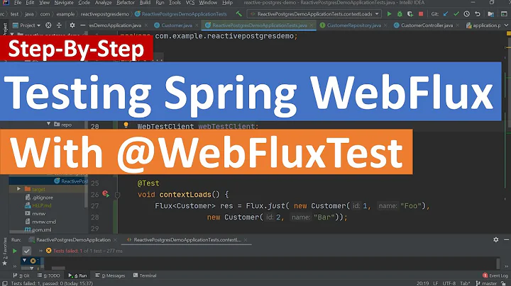 Step-By-Step: Testing Reactive REST with @WebFluxTest and WebTestClient