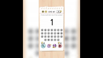 Brain Test - Level 187 - ❤️ I HATE MATH! GET RID OF THIS NUMBER! ❤️ #braintest