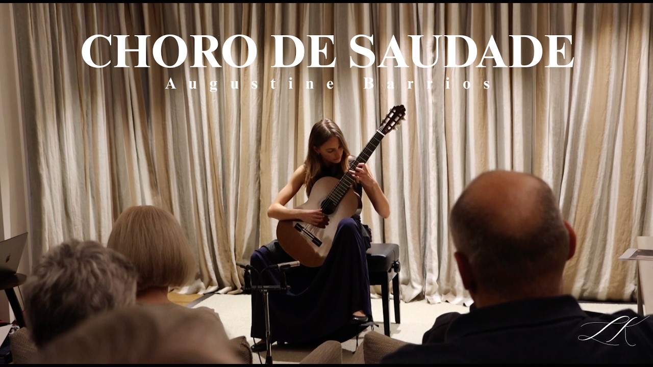 Παρακολούθηση Choro de Saudade- Barrios performed by Lora Kurusa στο YouTube Παρακολούθηση Choro de Saudade- Barrios performed by Lora Kurusa στο YouTube