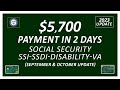 BIG NEWS! GET YOUR PAYMENT IN TWO DAYS | Social Security, SSA, SSI, SSDI | September &amp; October 2023