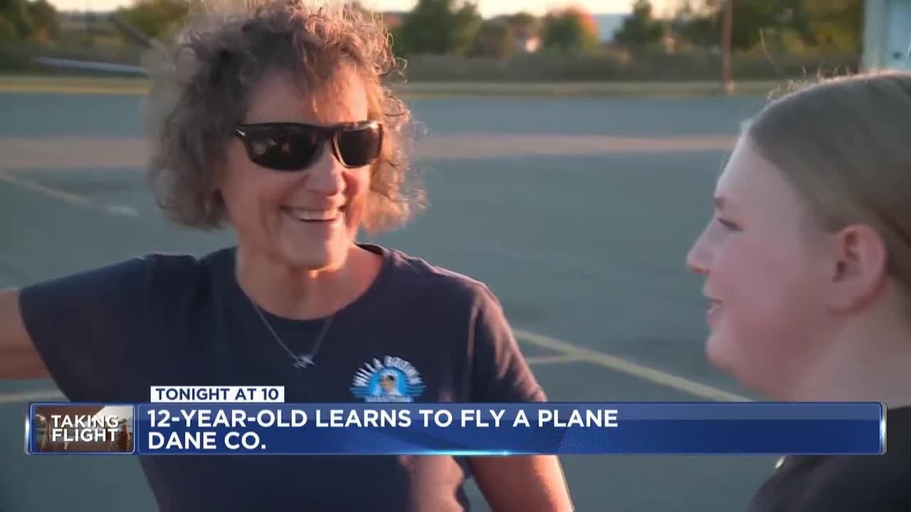 DeForest 12-year-old flies plane with youth aviation academy