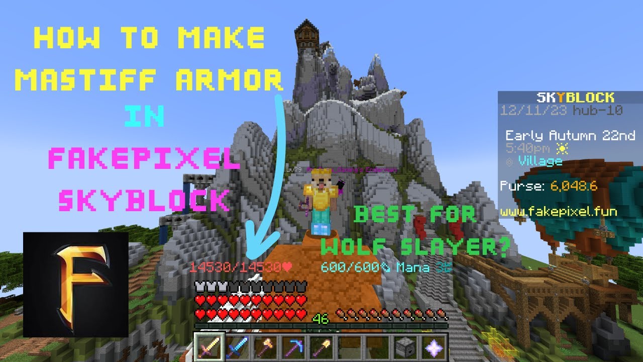 how-to-make-mastiff-armour-in-fakepixel-skyblock-anudadagaming-youtube