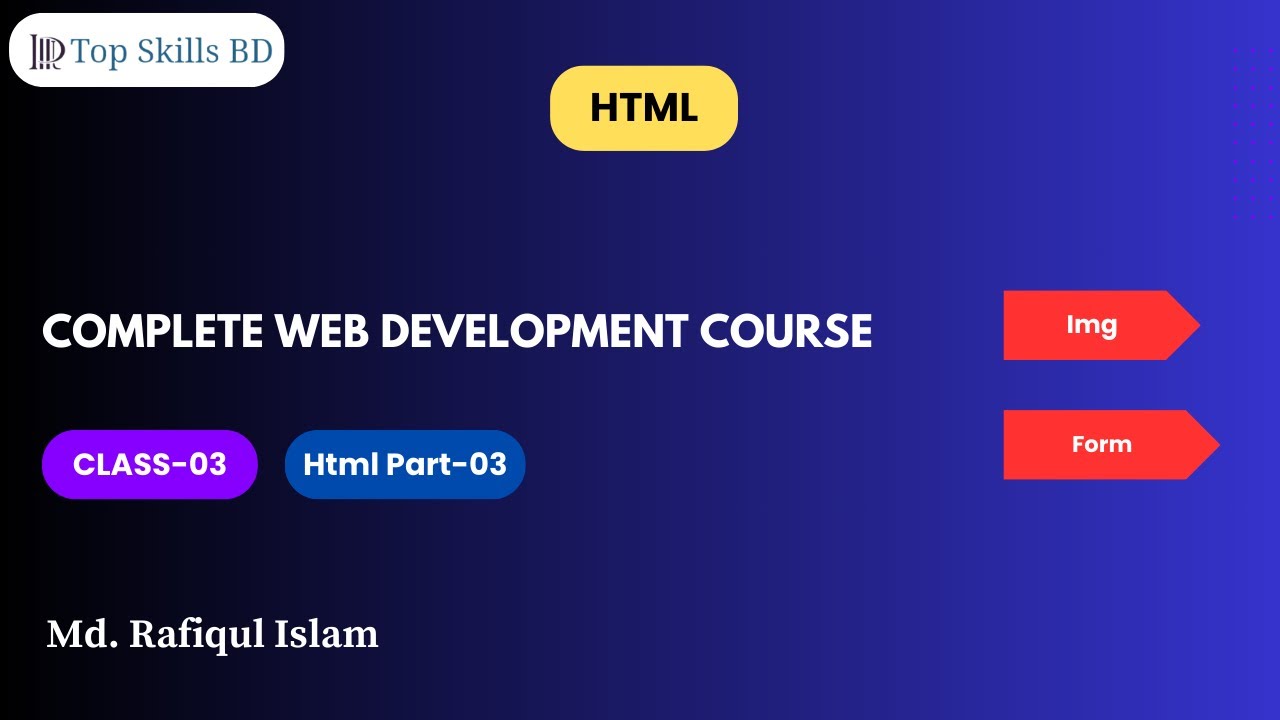 #3 Web Development Class Bangla | HTML5 Bangla Tutorial for Beginners ...