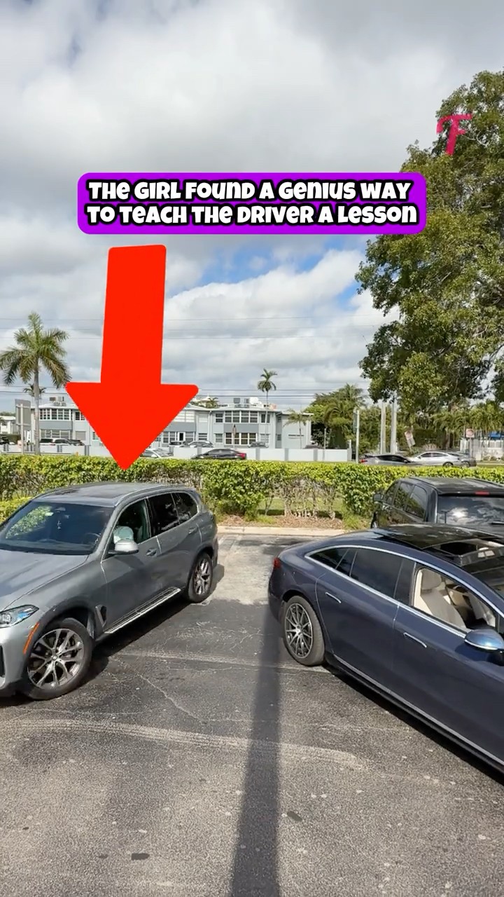 A Rude Driver Stole Her Spot, but She Got the Ultimate Revenge #shorts
