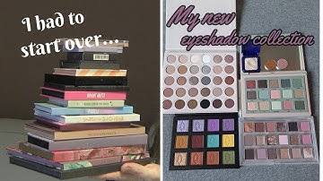 Rebuilding my eyeshadow collection | No pan left behind intro