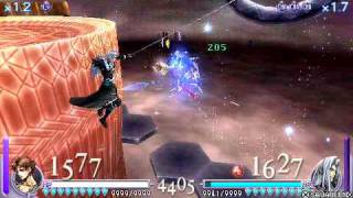 Bartz vs Sephiroth Final Fantasy Dissidia Gameplay