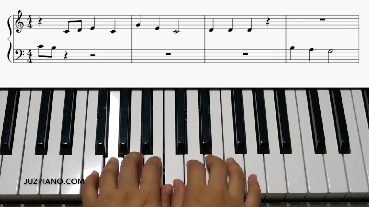 Sing This Song- Piano Lesson Made Easy Level 2 (With Score) - YouTube