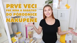 Prvé veci pre mňa a bábätko do pôrodnice | Tehotenský denník 33. týždeň