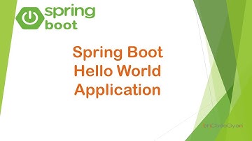 Create a Spring Boot Hello World Application