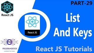 29 | List And Keys In React JS | List With Keys In React | List Rendering | React JS (Hindi/Urdu)
