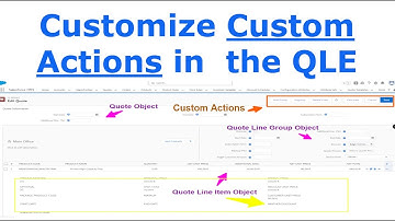 How to Customize Custom Actions in the CPQ QLE: A Step-by-Step Guide