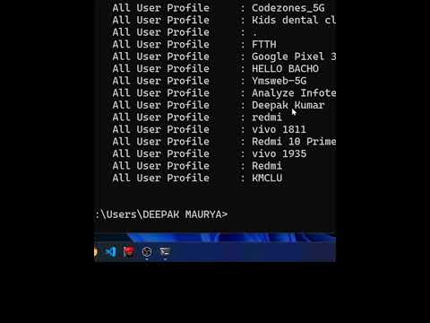 How to find Save Wife Password #wifi #password #wifihacking #codinglife By @theCodeDefinition