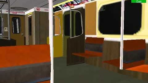 OpenBVE TTC Last Run For H4 Cars Pape/Danforth To Sherbourne