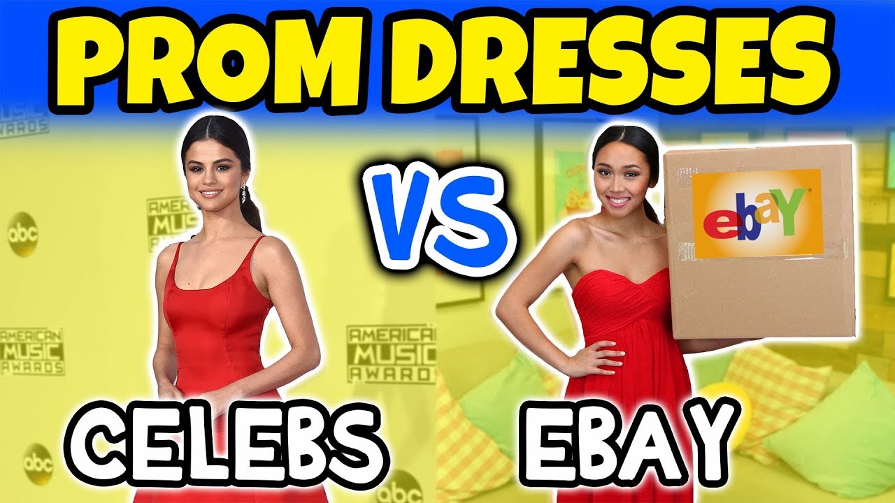 prom dress mxmtoon lyrics Ebay Prom Dresses vs Celeb Red Carpet Dresses. (Prom 2018) Totally TV