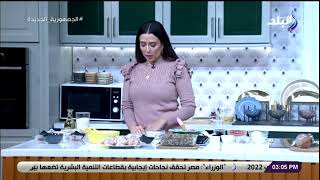 مقادير الحمام المحشي بالأرز والكبد والقوانص مع الشيف نورهان ميشيل